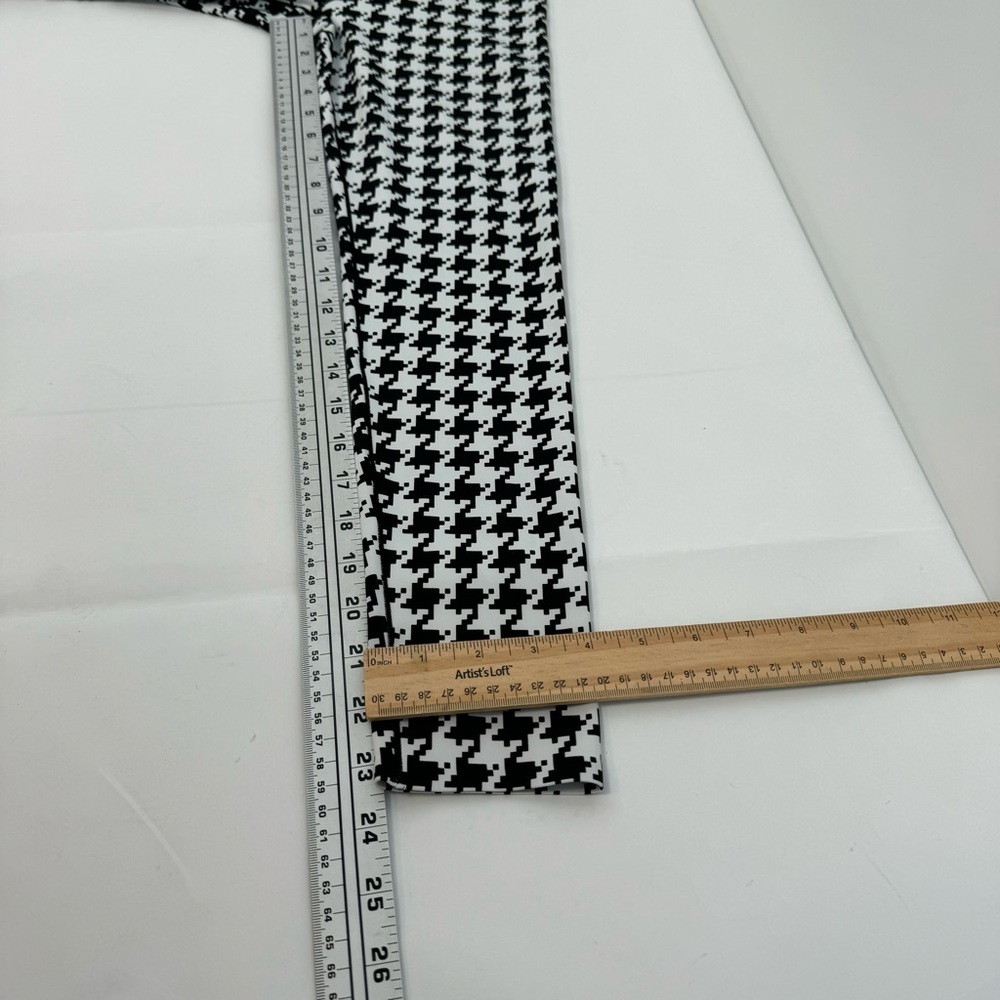 NWT adidas Ivy Park Big Girls Nina Tights Houndstooth Size S black White New - Picture 16 of 16